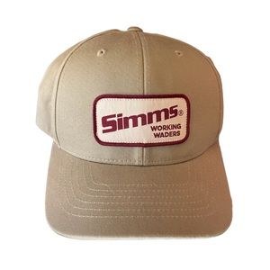 Simms snapback hat